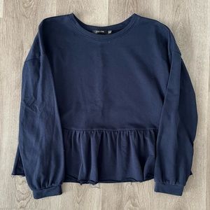 Doe & Rae Ruffle Hem Top